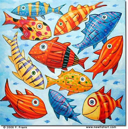 Fish art and paintings