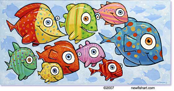 colorful Fish art