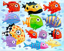 F. Frank new fish art.